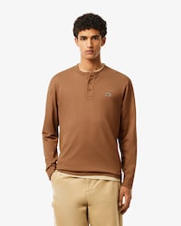 Men's Long Sleeve Henley
