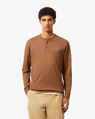 Men's Long Sleeve Henley