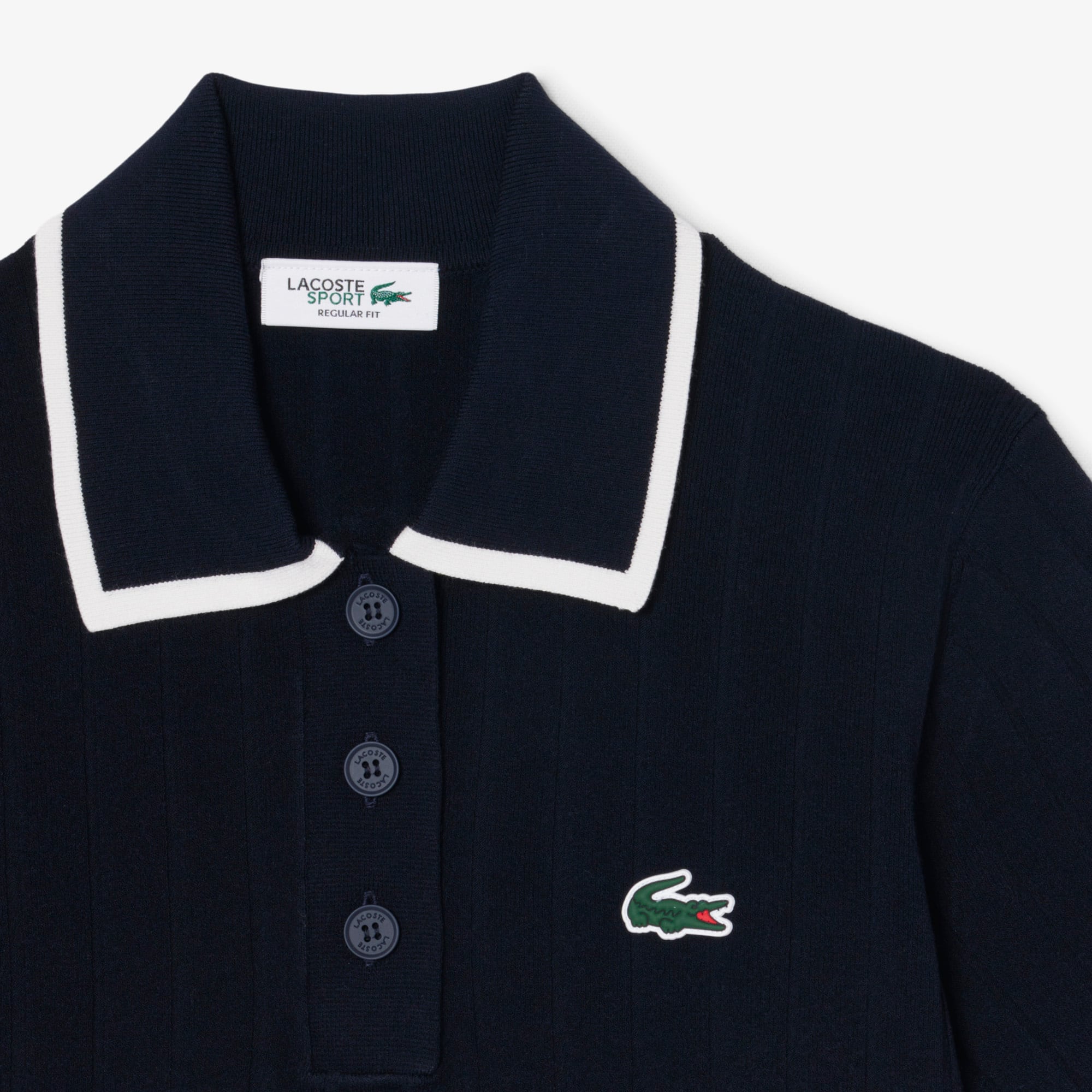 Women's Short Sleeve Polo Collar Golf Sweater