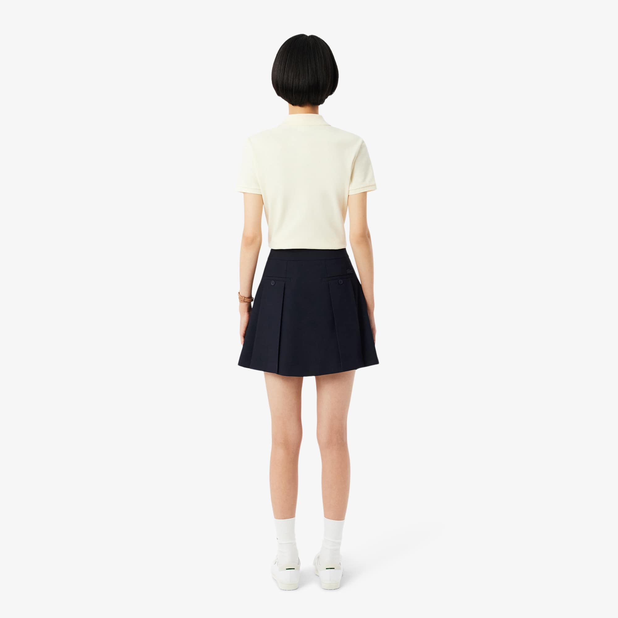 Short Fluid Pleated Skirt - Shorts & Skirts - New In 2026 | Lacoste