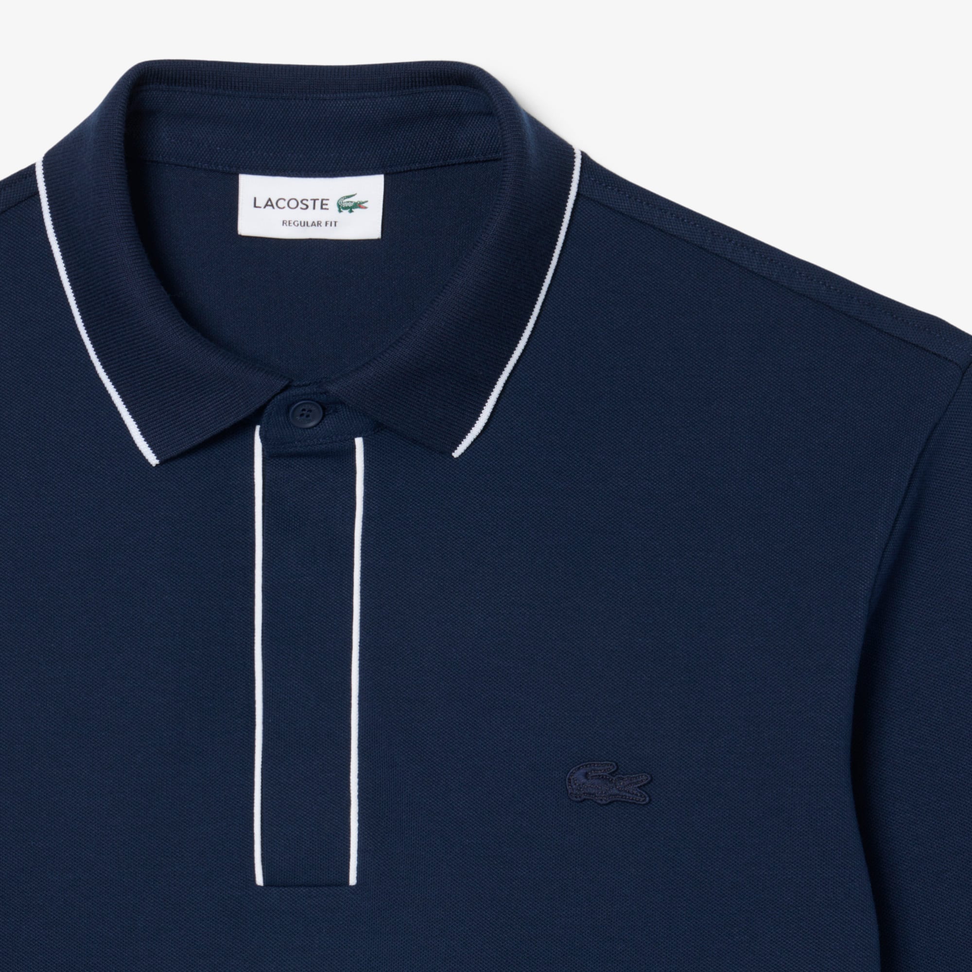 Regular Fit Long Sleeved Paris Polo Shirt