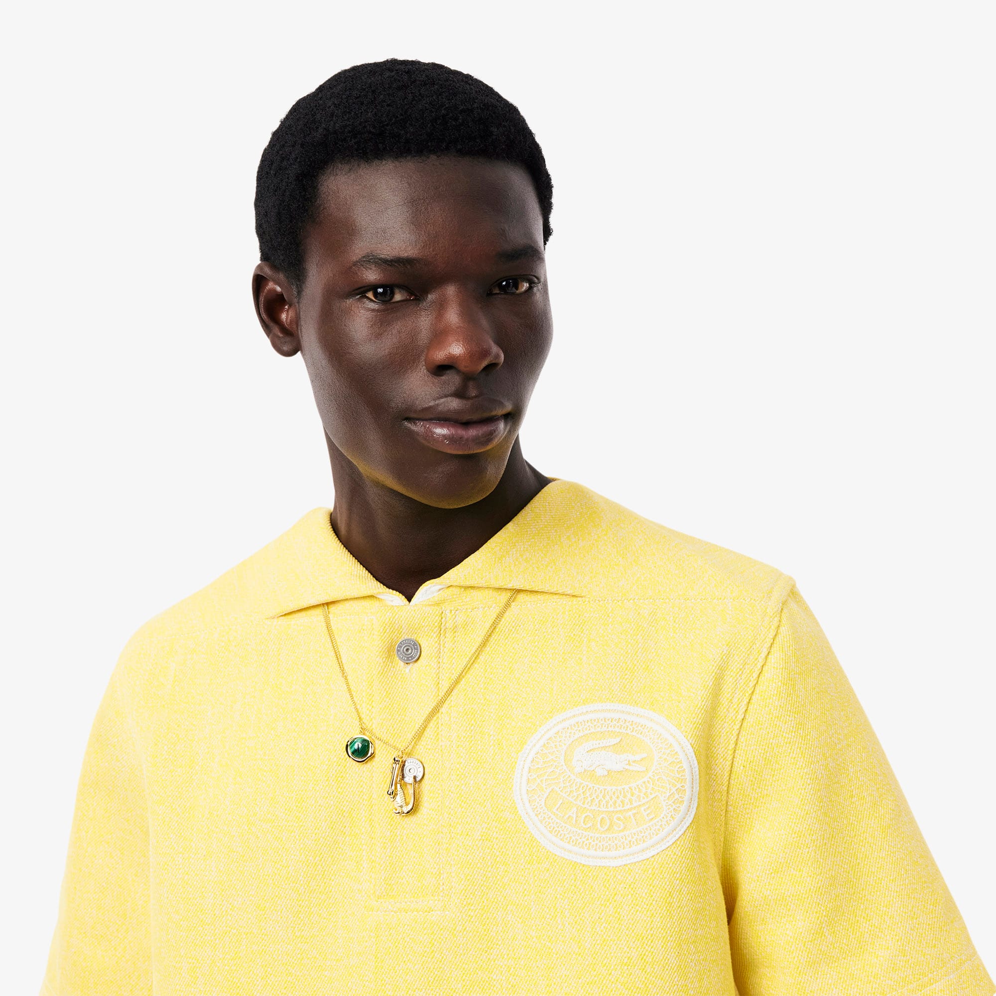 Men's Runway Oversized Denim Polo - undefined - New In 2025