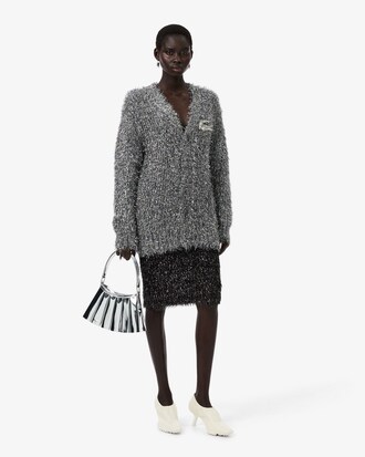 Runway Lurex Knit Skirt