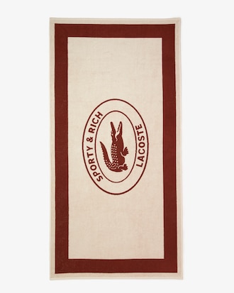 Lacoste x Sporty & Rich Beach Towel