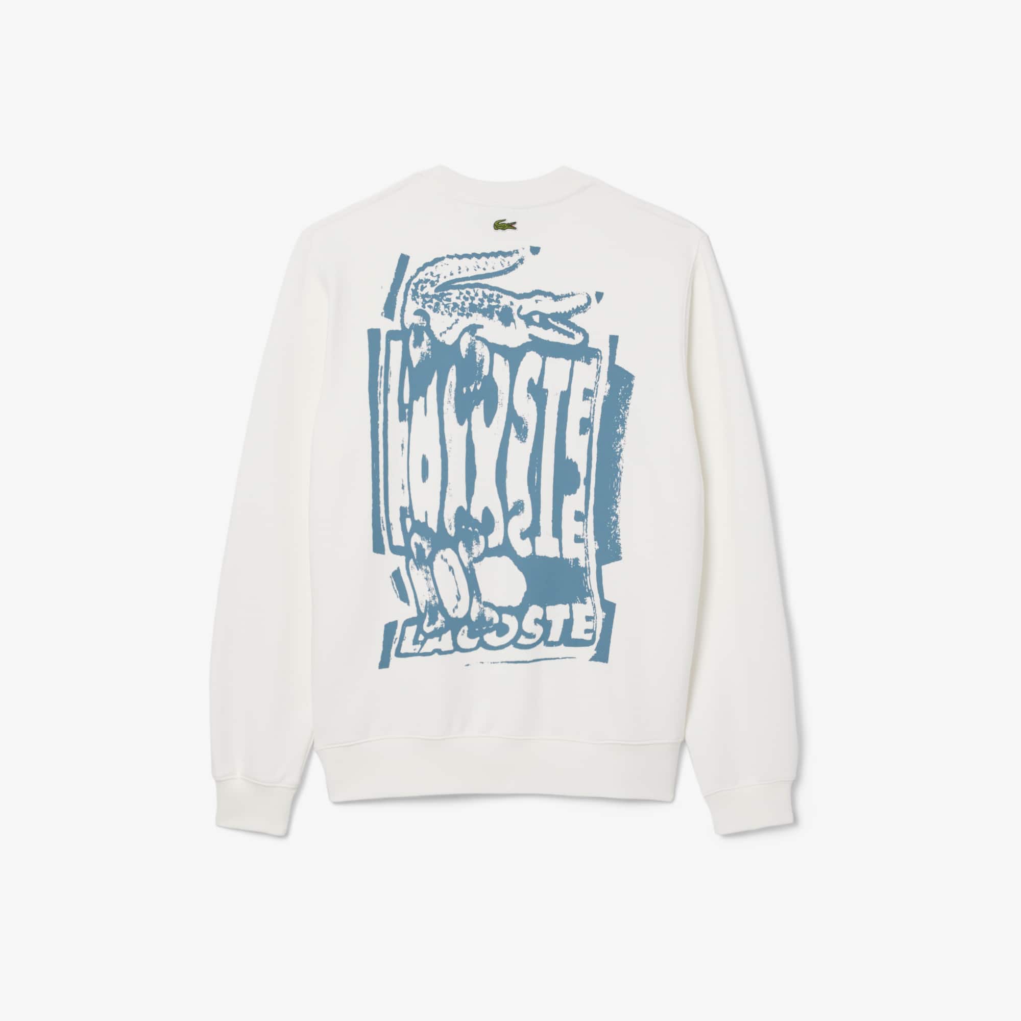 サイズ4 LACOSTE Men's Graphic Print Fleece Sweatshirt - Sweaters