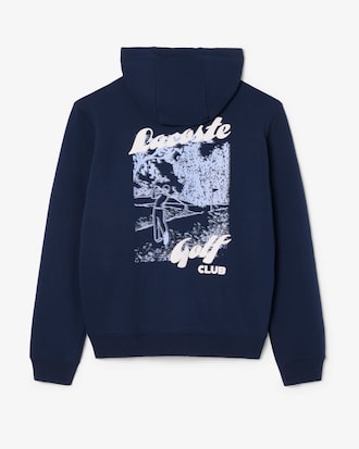 Men's Printed Fleece Golf Hoodie