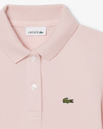 Polo De Piqu&eacute; Con Cuello Ondulado