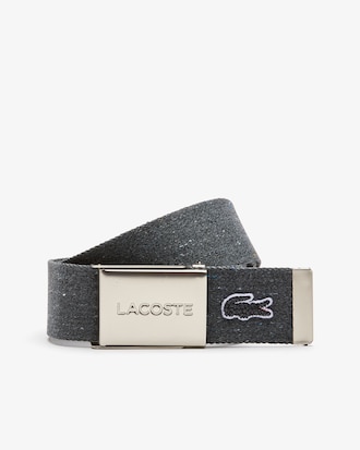 Ceinture homme Lacoste L.12.12 avec boucle sigl&eacute;e