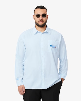 Men's Relaxed Fit Croc Badge Shirt
