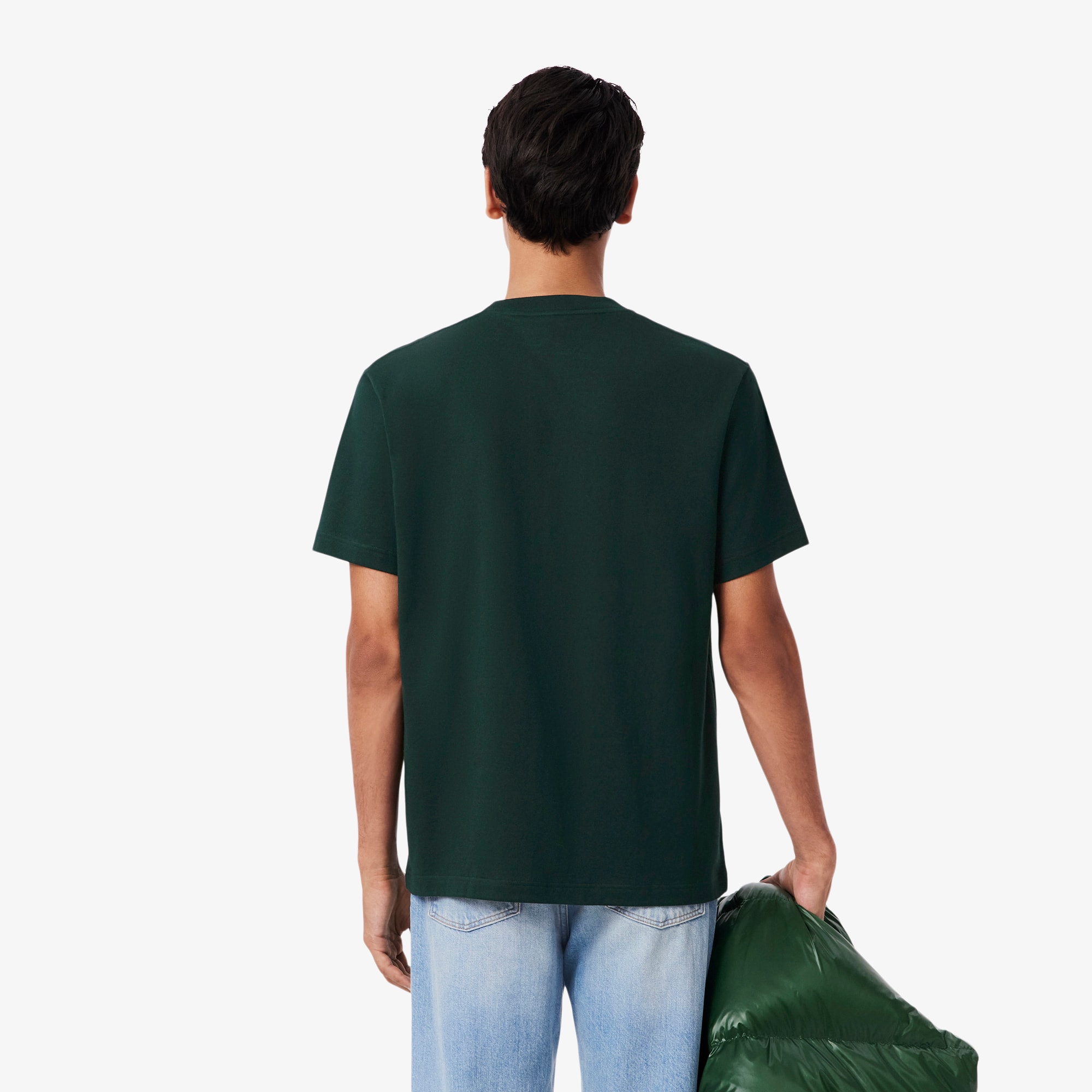 Men's Heavy Jersey Landscape Crocodile T-Shirt - Organic Cotton
