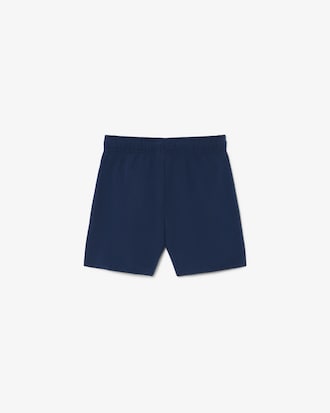 Monochromatic Lined Swim Trunks
