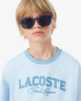 Playera de Algod&oacute;n con Detalles de La Marca Lacoste