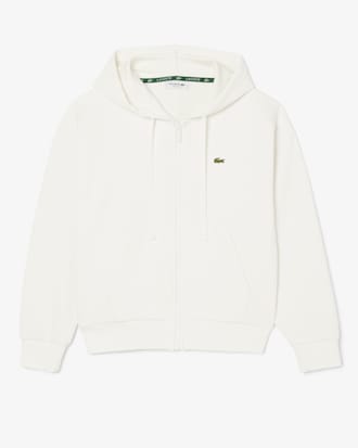 Women's Zip-Up Piqué Hoodie