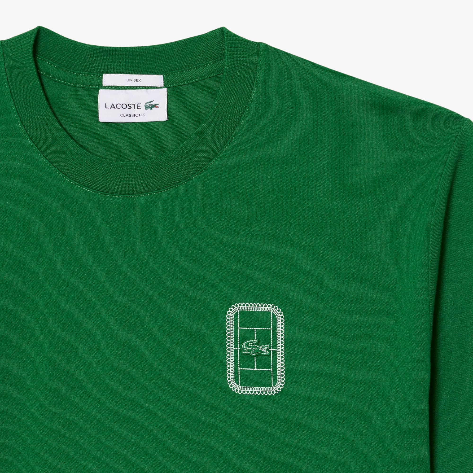 Tennis Print Cotton Jersey T-shirt - T-shirts - New In 2026 | Lacoste