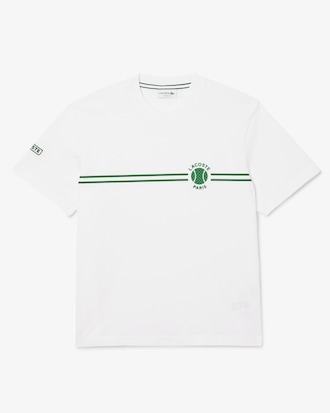 Men's Printed Embroidered Cotton Jersey T-Shirt