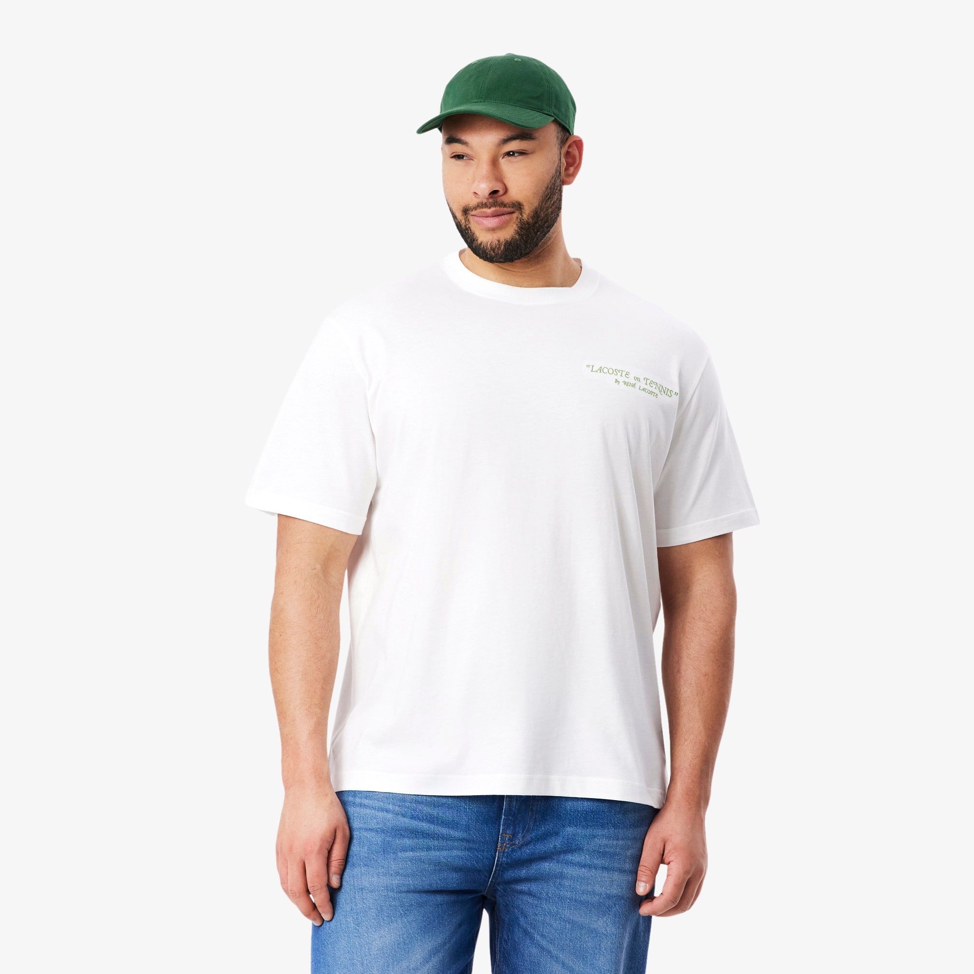 Embroidered Cotton T-Shirt - Organic Cotton - New In 2026 | Lacoste