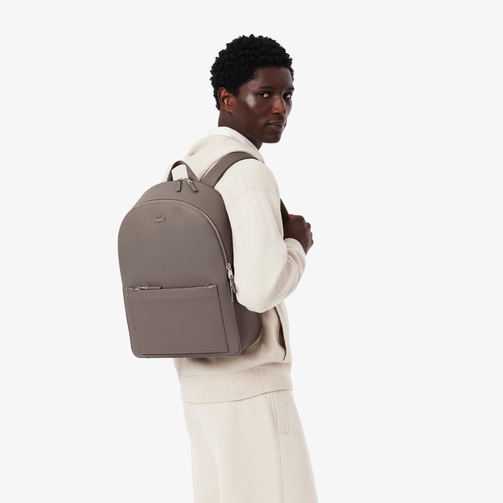 Men's Chantaco Piqué Leather Backpack - Backpacks - New In 2026