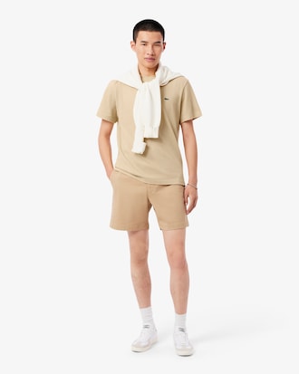 Heavy Cotton and Linen Piqu&eacute; T-Shirt