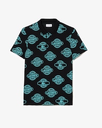 Men's Globe Print Lacoste Movement Polo