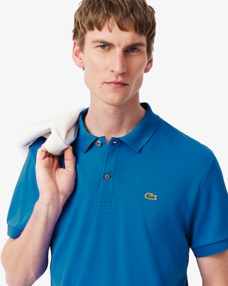 Polo de algodón Pima de corte regular para hombre