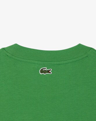 T-shirt col rond homme Lacoste loose fit imprim&eacute; crocodile