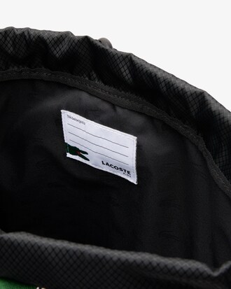 Unisex Branded Stripe Backpack