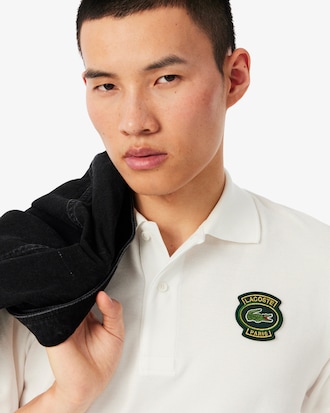 Men's Classic Fit Petit Piqué Badge Polo
