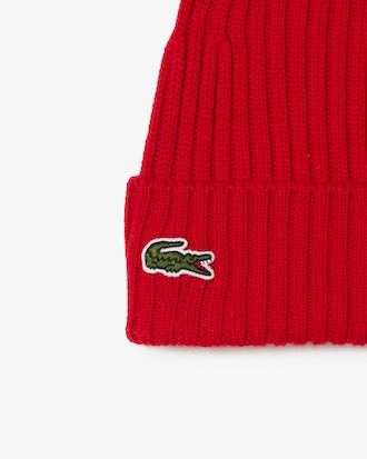 Unisex Rib Knit Brushed Wool Beanie