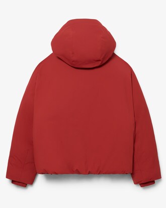 Runway High Neck Hooded Puffed Jacket