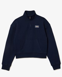 Women's High-Neck Zipped Fleece Sweatshirt