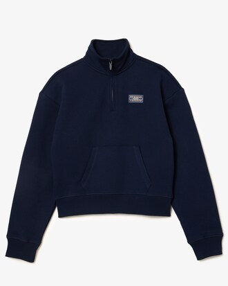 Sweatshirt Jogger col montant zippé en molleton