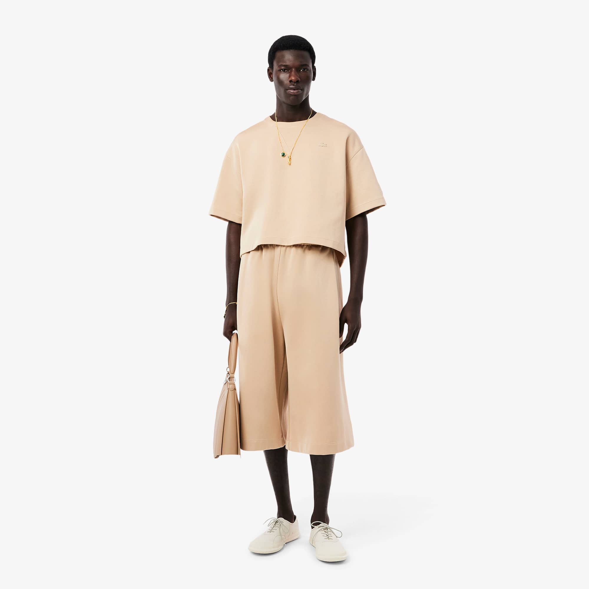Men's Runway Oversized Satin Shorts - Shorts - New In 2026 | Lacoste
