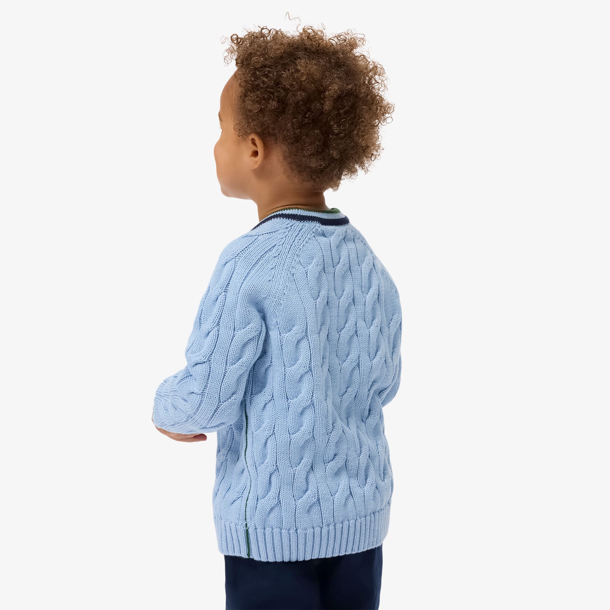 Boys' Cotton & Wool Crew Neck Sweater