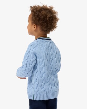 Boys' Cotton & Wool Crew Neck Sweater