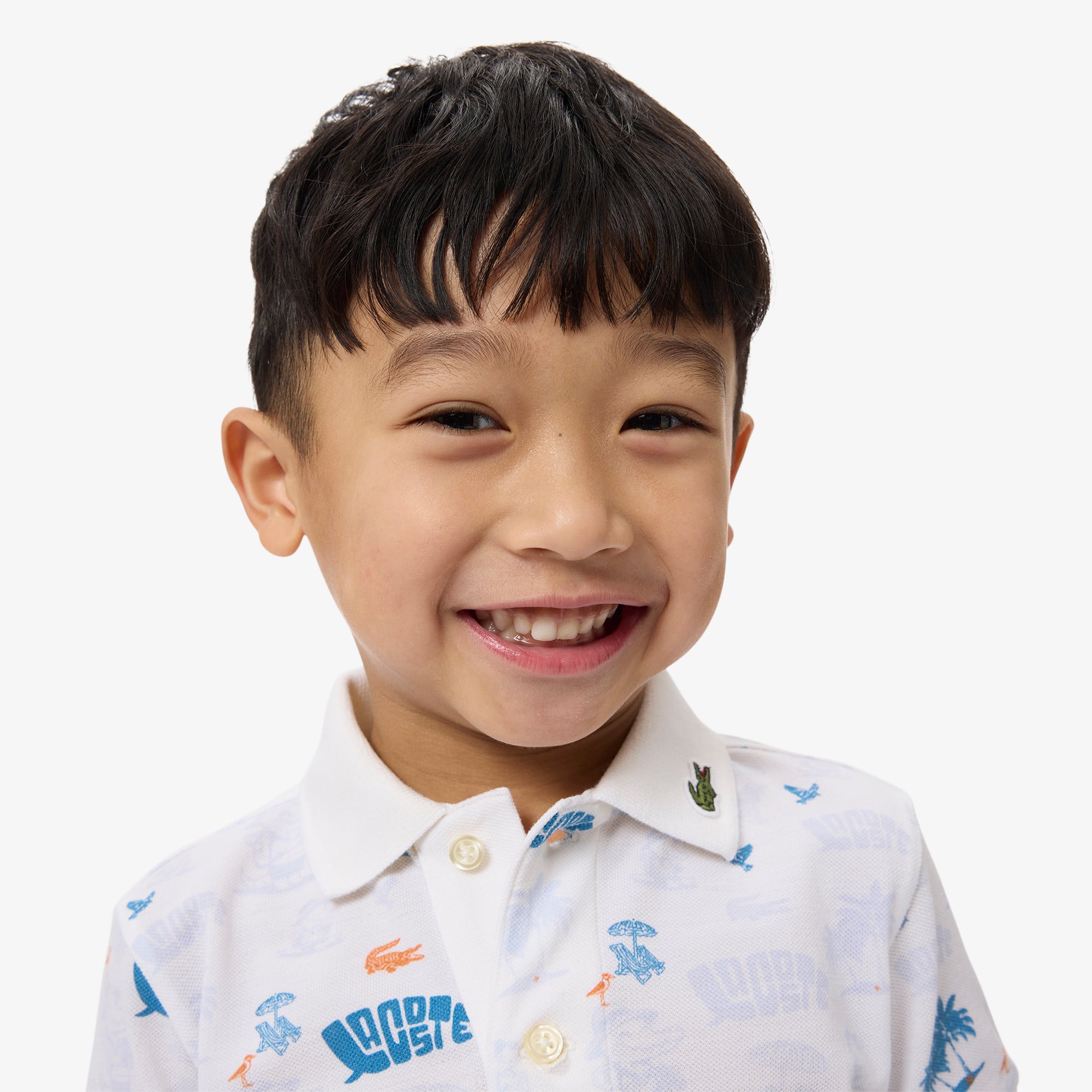 Mini Piqué Printed Polo