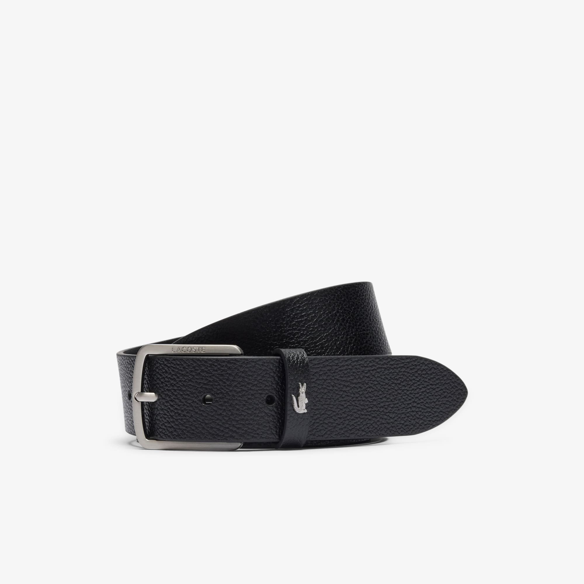 Grained Leather Belt