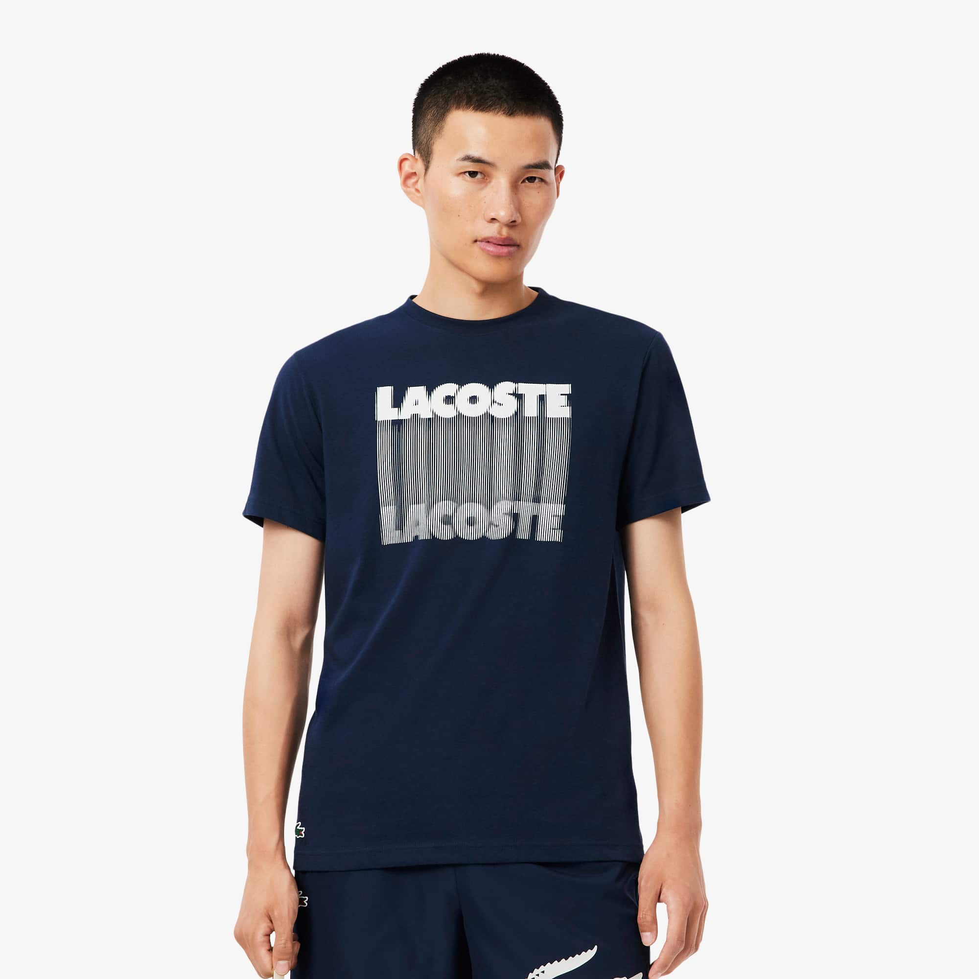 Lacoste Men's Ultra Dry Printed Sport T-Shirt