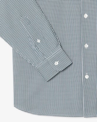 Camisa de Corte Regular de Pinpoint con Cuadros Vichy