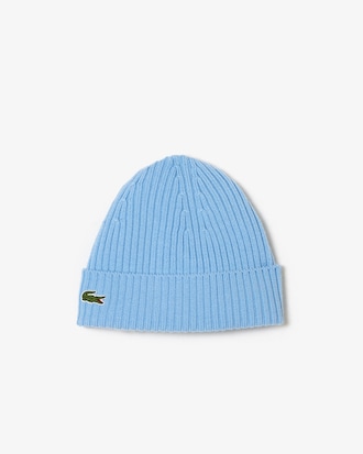 Unisex Rib Knit Brushed Wool Beanie