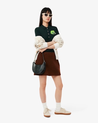 Women's Slim Fit L.12.D Stretch Mini Piqué Polo