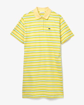 Women&rsquo;s Striped Cotton Polo Dress