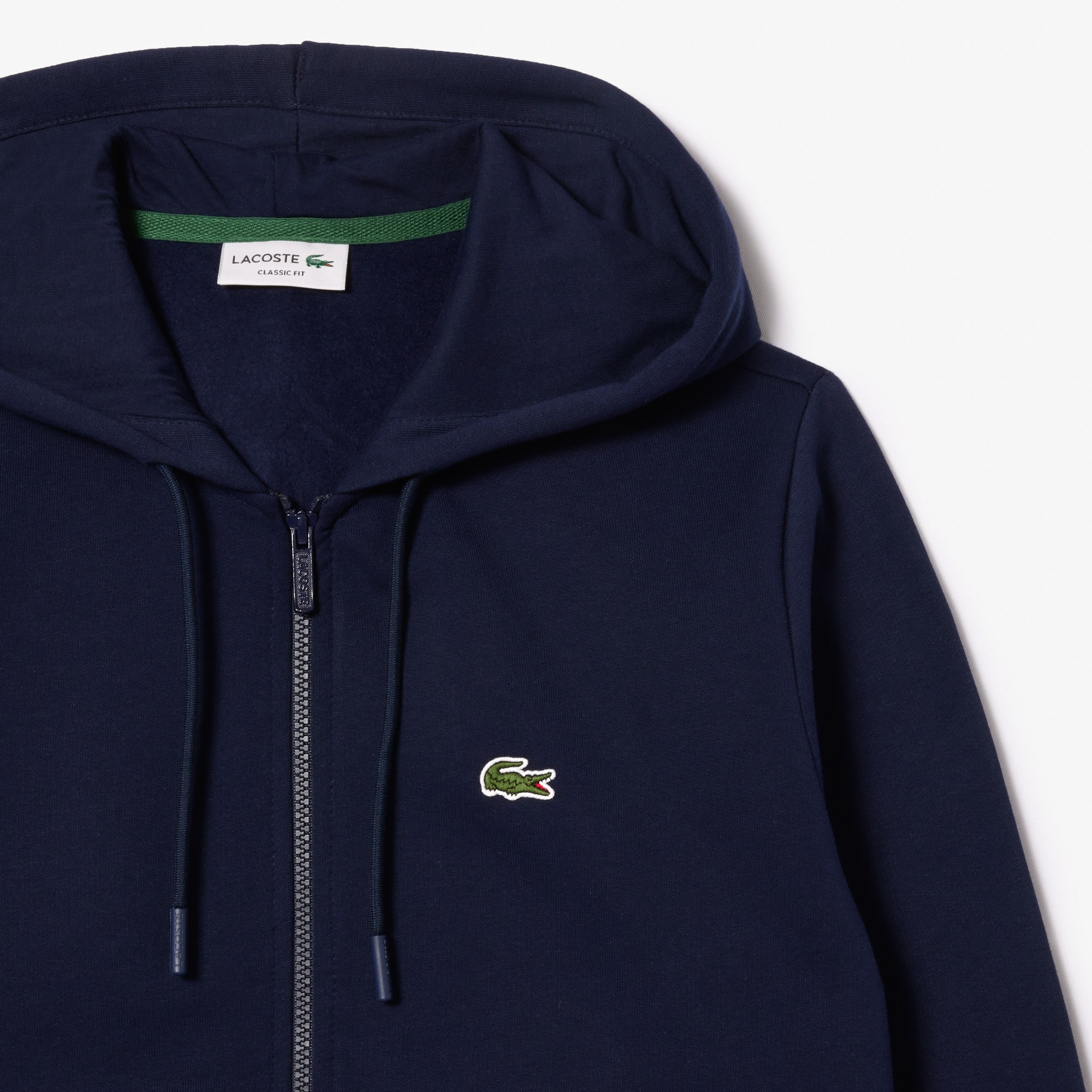 Organic Cotton Kangaroo Pocket Hoodie | Lacoste US | Men's Collection