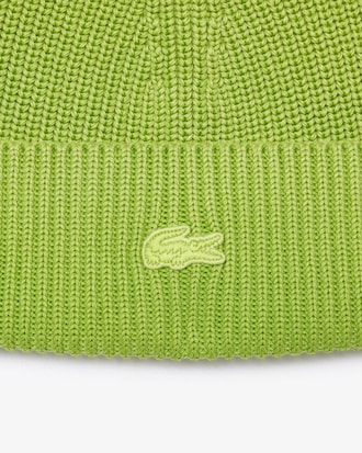 Unisex Washed Effect Ribbed Cotton Beanie