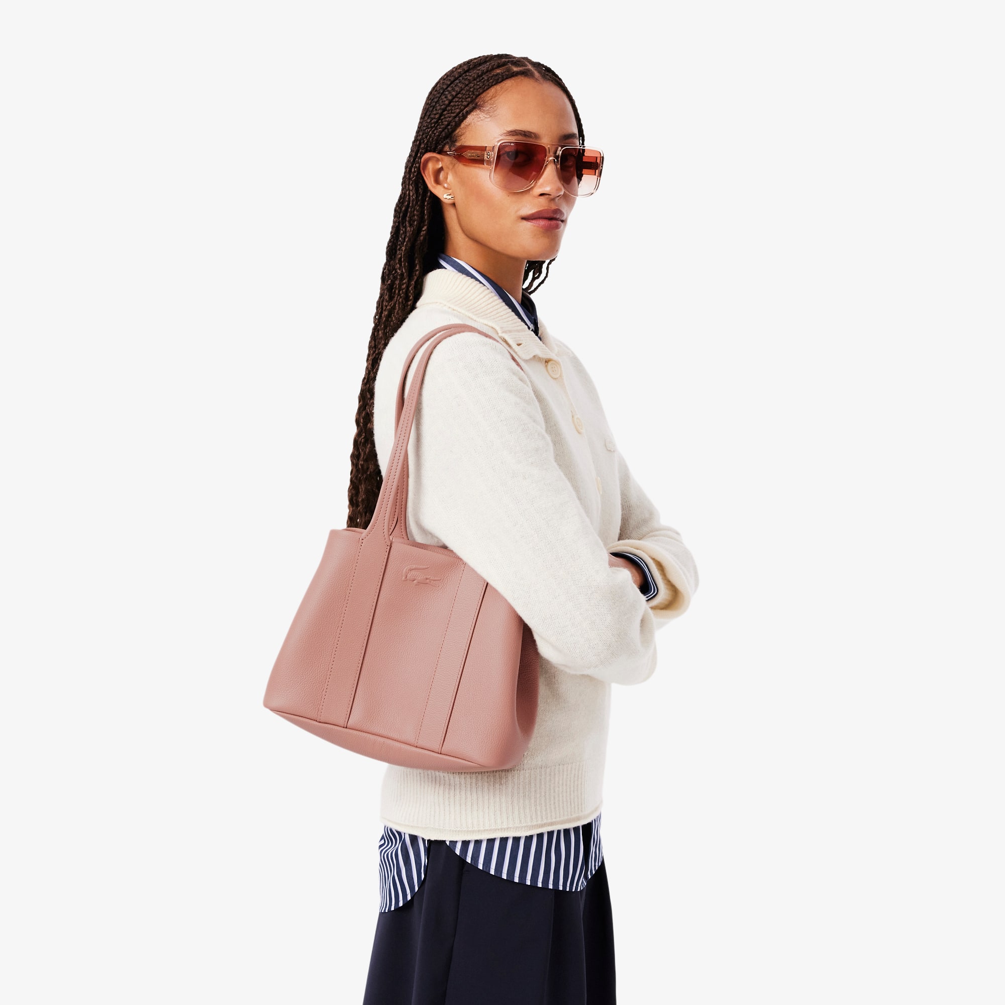 Small City Court Grain Leather Tote