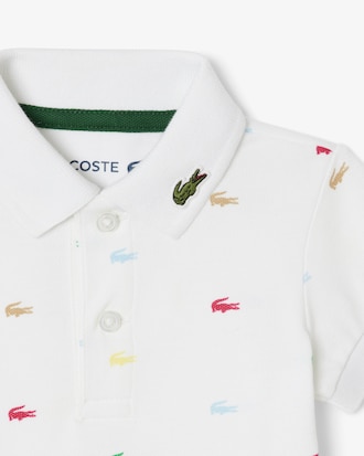 Infants’ Crocodile Print Piqué Onesie