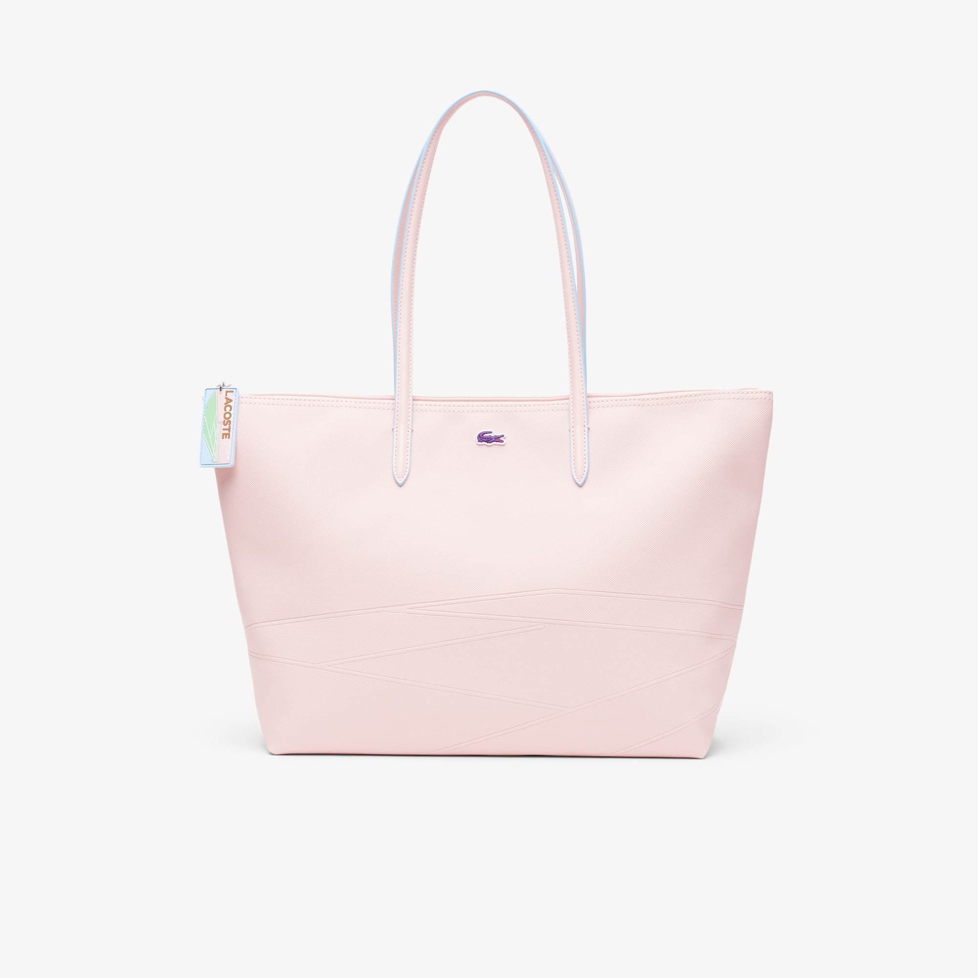Lacoste Large L.12.12 Concept Tote - One Size In Pink