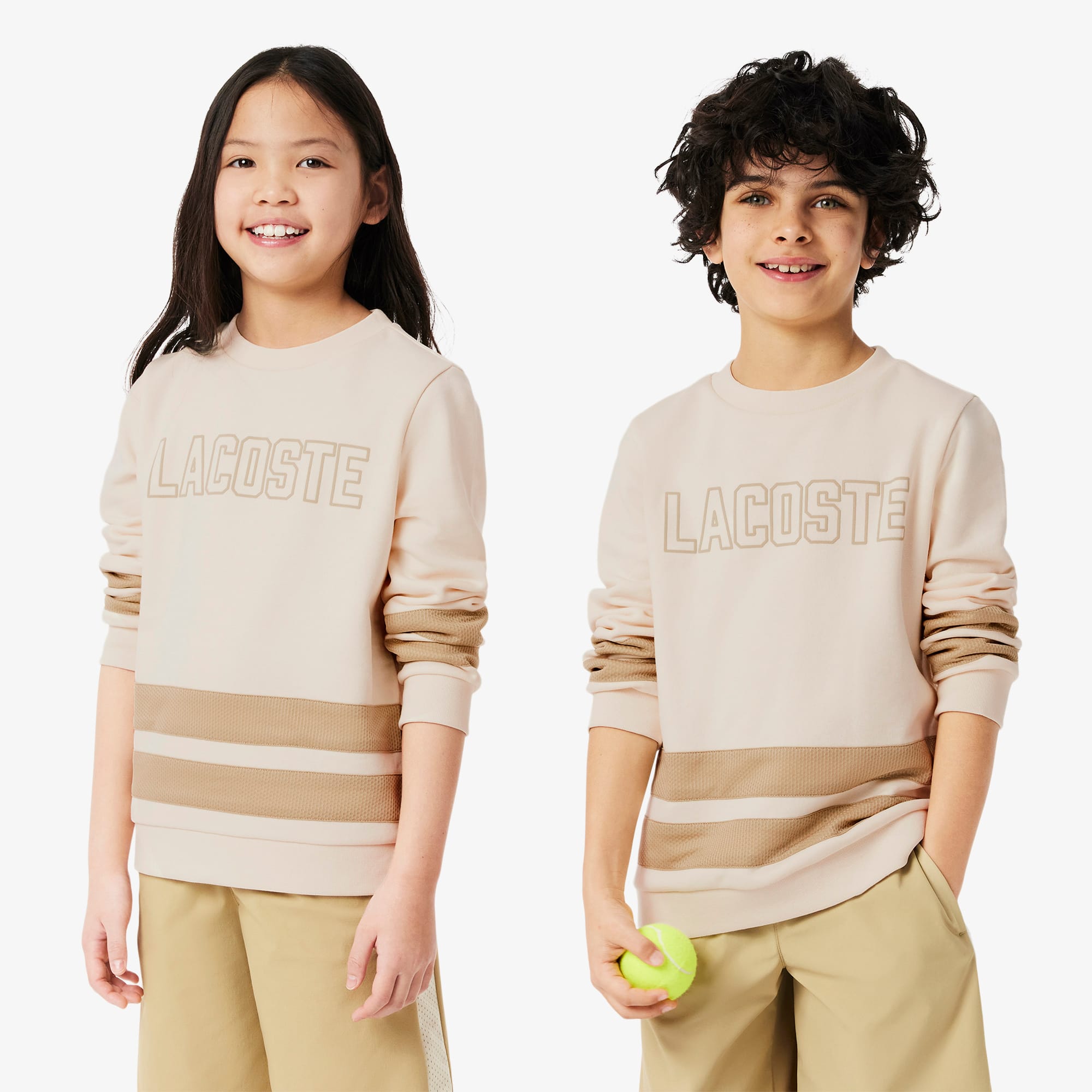 Kids' Mesh Panel Fleece Sweatshirt