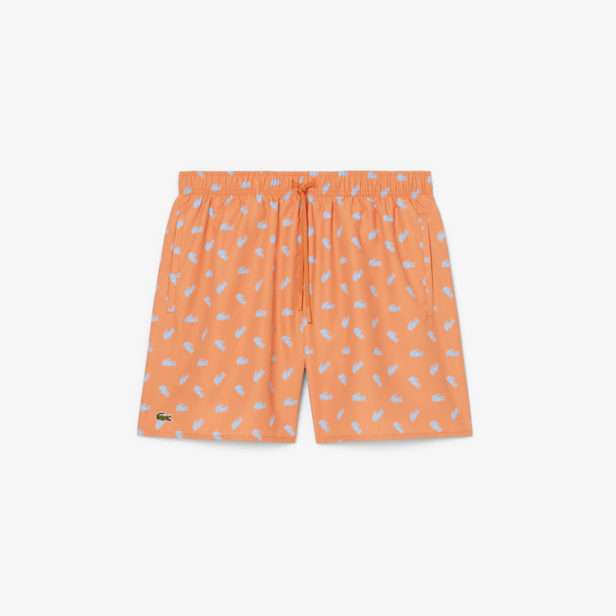 Mid Length Crocodile Print Swim Trunks - Men's Tracksuits - New In