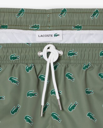 Traje de ba&ntilde;o con estampado de cocodrilo para hombre