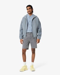 Shorts Jeans Para Hombre Con Efecto Lavado